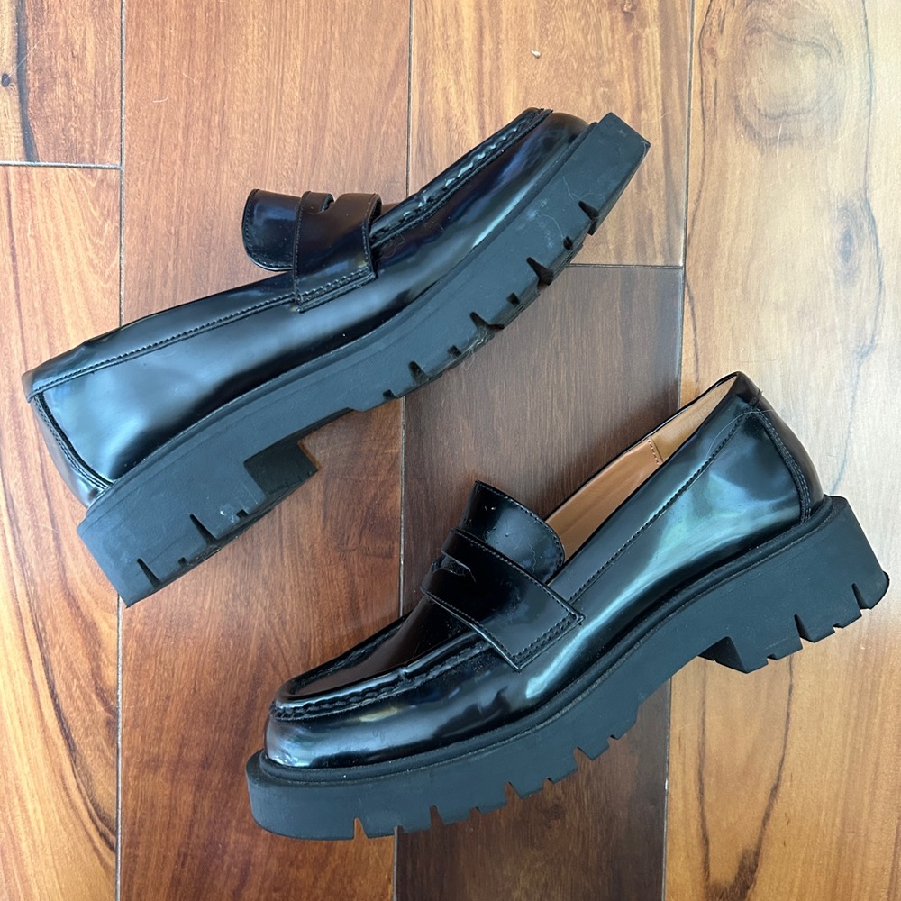 Uniqlo comfeel touch loafers black 7/7.5